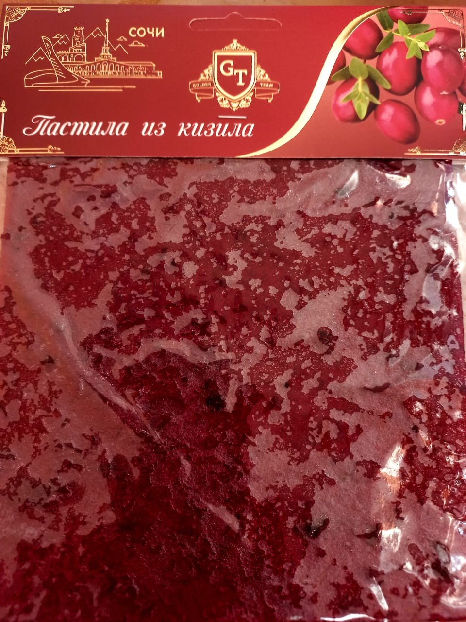 Пастила из кизила